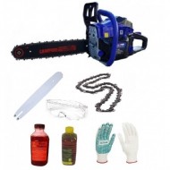 Drujba benzina Campion 5800 + Lant si lama de rezerva + Ochelari si manusi de protectie + Uleiuri