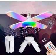 Lampa LED RGB cu telecomandă si bluetooth, 48W