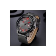 Ceas barbatesc Digits curea piele PU afisare data