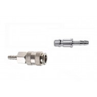 Mufa cupla rapida aer comprimat cu stut furtun diametrul Ø6