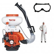 Pachet complet Atomizor benzina, 2 timpi, 7500 r/min + Masca si Salopeta Cadou