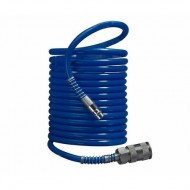 Furtun aer comprimat PVC profesional spiralat 20m, 7 bar, cuple rapide