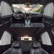 Set 4 parasolare auto, retractabile, impotriva razelor UV si cele ale soarelui