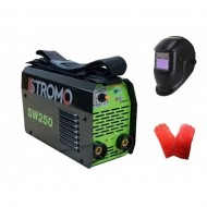 Set Aparat de sudura/Invertor Stromo Campion MMA 250 + Masca de sudura heliomata + palmari cadou