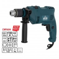 Set de Bormasina 1100W, 2800 rpm, 1.5 - 13 mm