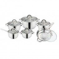 Set 12 piese oale din inox