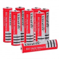 Set 10 acumulatori 18650 - 4200mAh, 3,7V, Li-ion
