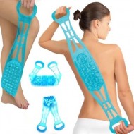Banda pentru masarea muschii spatelui si functie de exfoliator, Dual Side Back Scrubber