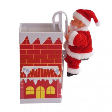 Jucarie Mos Craciun ce coboara pe horn