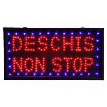 Reclama luminoasa - Deschis Non Stop
