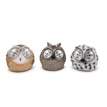 Lampa Solara, tip Bufnita, 11x9 cm