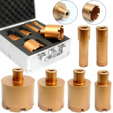 Set 6 Carote M22591, diamantate, 20-76 mm