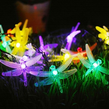 Candelabru solar pentru gradina tip libelula/colibri candelabru