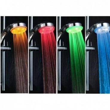 Cap de dus cu LED luminos