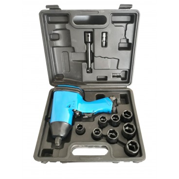 Trusa pistol pneumatic 1/2" 11 piese