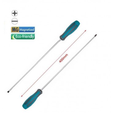 Set 2 surubelnite mecanice lungi magnetice 400mm
