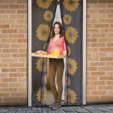 Perdea anti-insecte pentru usa, inchidere magnetica, 100x210 cm