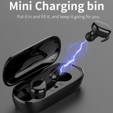 Casti Audio Handsfree fara fir cu functie touch si Bluetooth 5.0