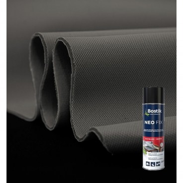 Pachet pentru reconditionare plafon auto, material textil cu spate buretat dimensiune 2m x 1,50m, optional Spray adeziv transparent